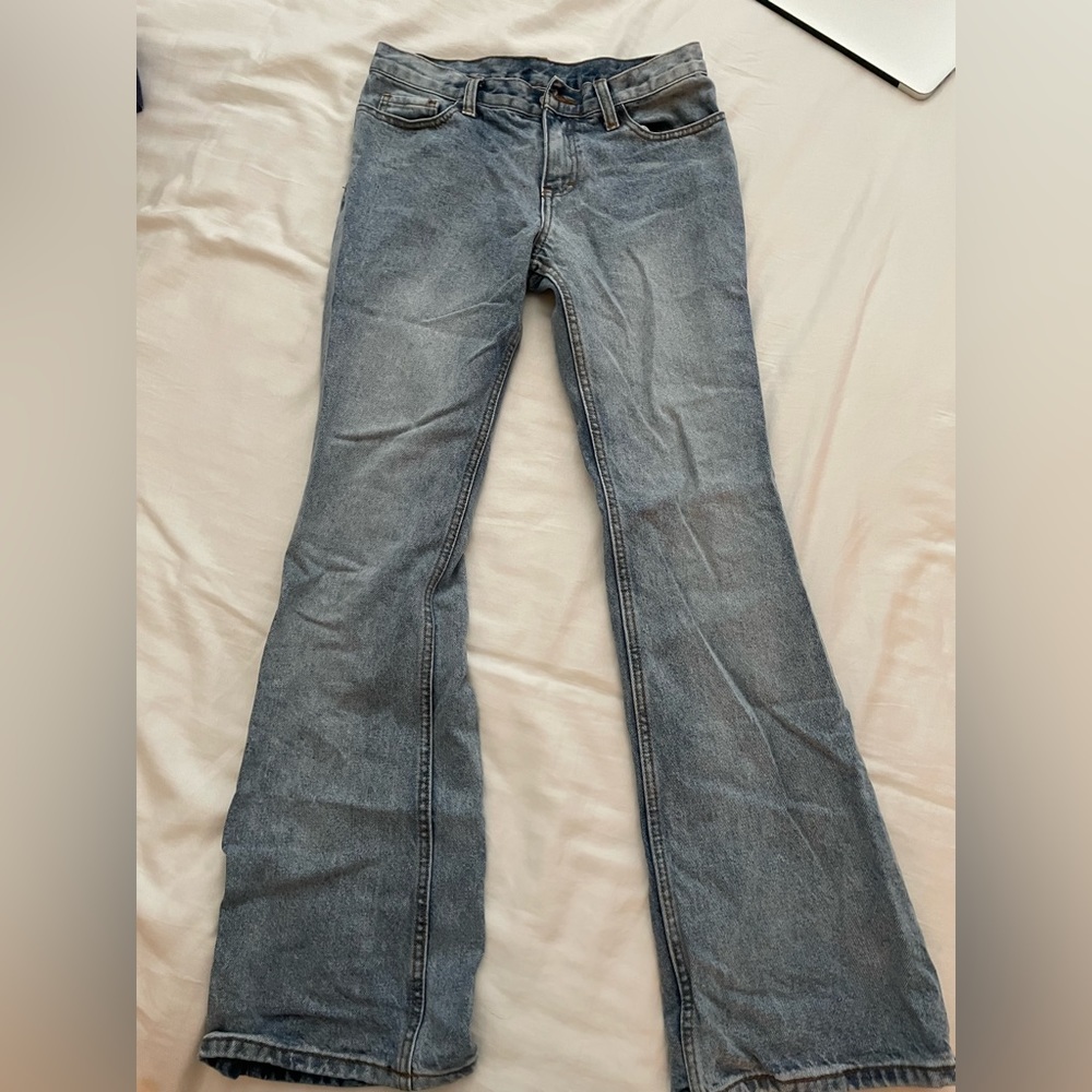 Brandy Melville Low Waisted Flare Jeans